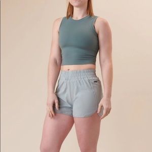 Paragon high rise track shorts